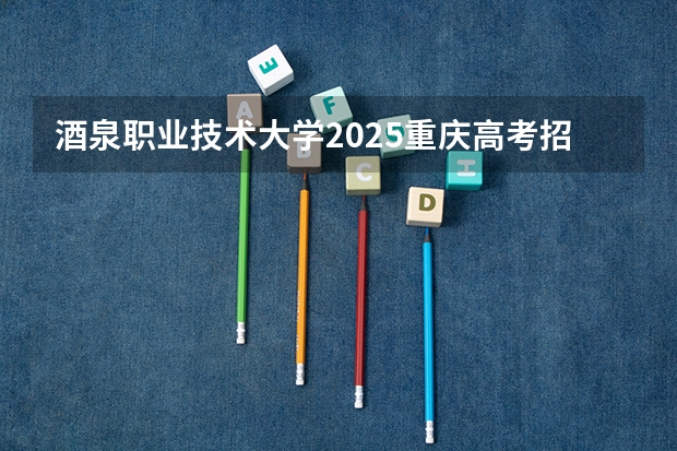 酒泉职业技术大学2025重庆高考招生计划 招多少人