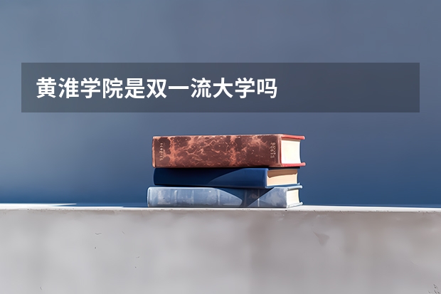 黄淮学院是双一流大学吗
