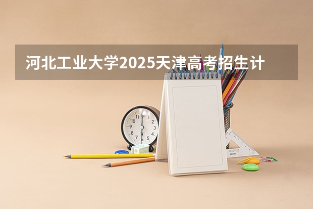 河北工业大学2025天津高考招生计划 招多少人