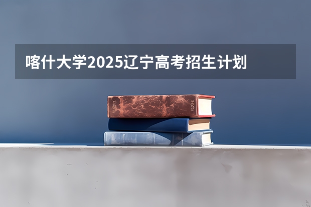 喀什大学2025辽宁高考招生计划 招多少人