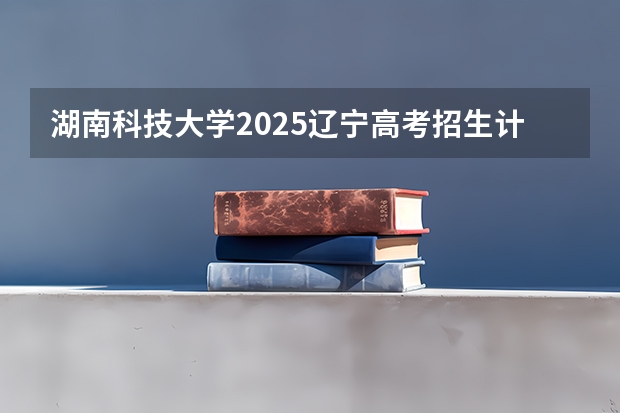 湖南科技大学2025辽宁高考招生计划 招多少人