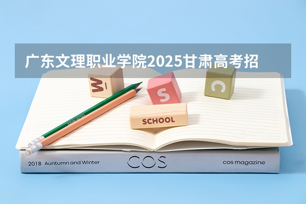 广东文理职业学院2025甘肃高考招生计划 招多少人（2026参考）