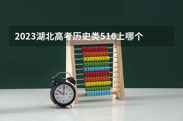 2023湖北高考历史类516上哪个大学合适