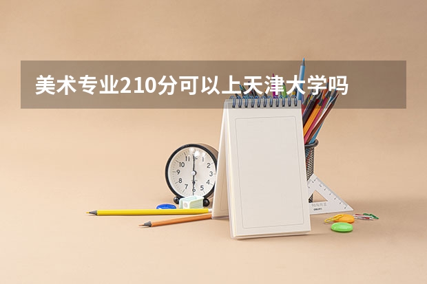 美术专业210分可以上天津大学吗
