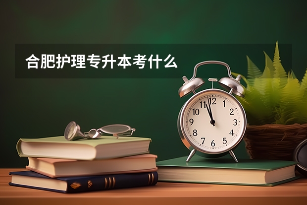 合肥护理专升本考什么