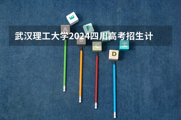 武汉理工大学2024四川高考招生计划 招多少人