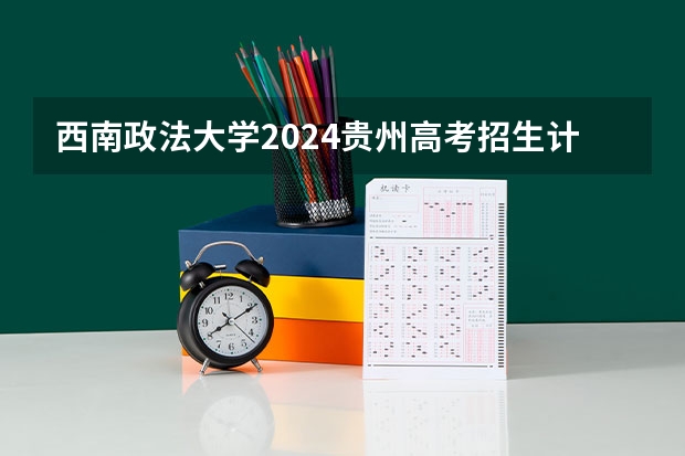 西南政法大学2024贵州高考招生计划 招多少人