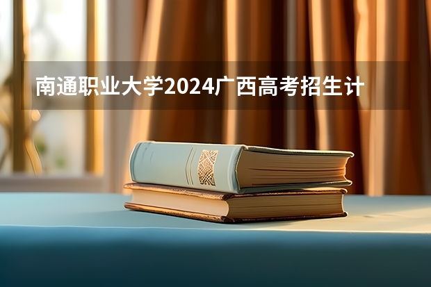 南通职业大学2024广西高考招生计划 招多少人