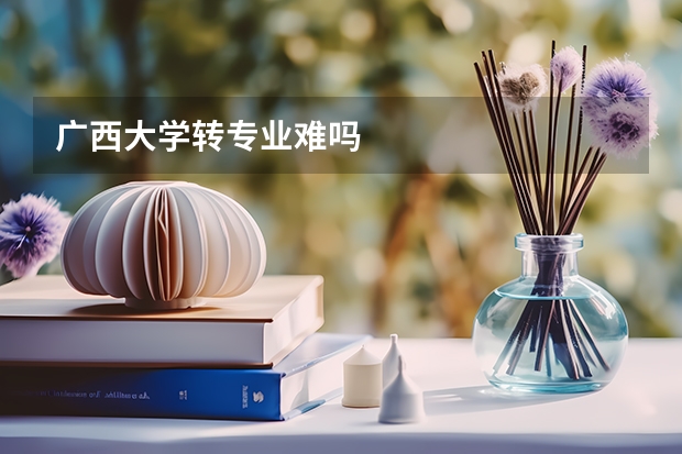广西大学转专业难吗