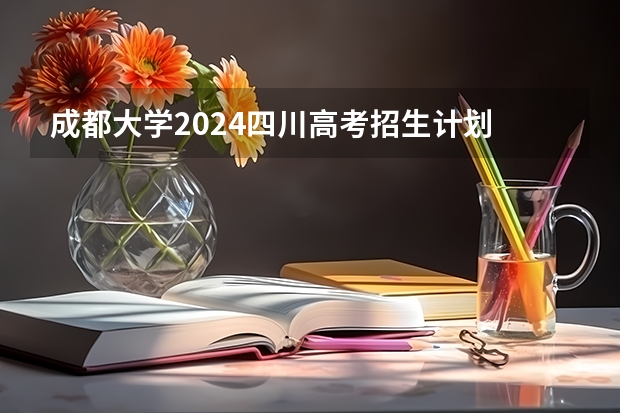 成都大学2024四川高考招生计划 招多少人