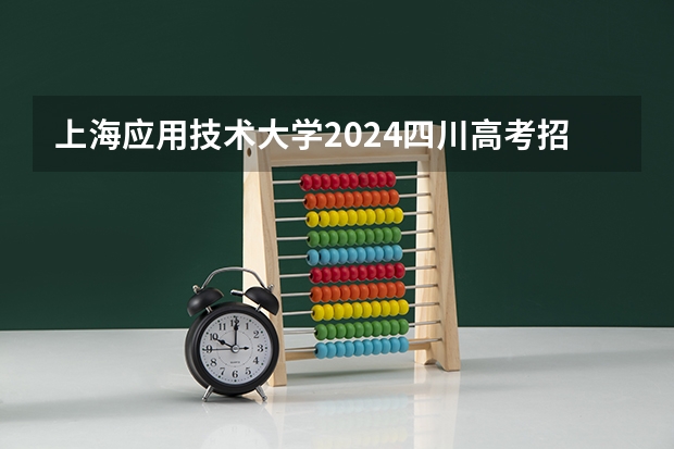 上海应用技术大学2024四川高考招生计划 招多少人