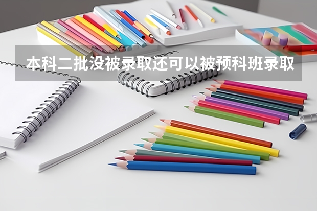 本科二批没被录取还可以被预科班录取吗？