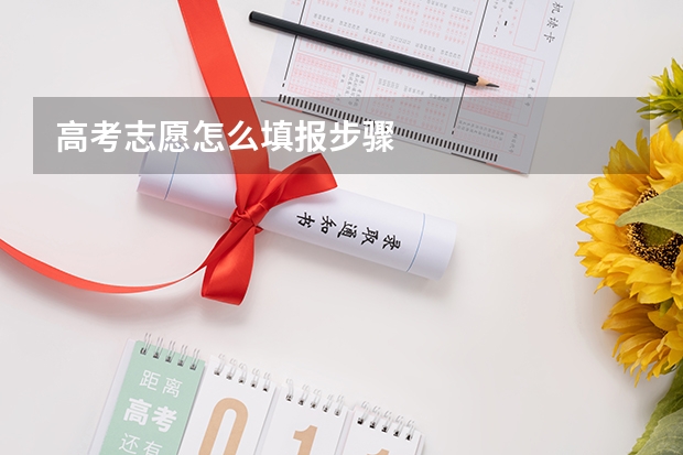 高考志愿怎么填报步骤