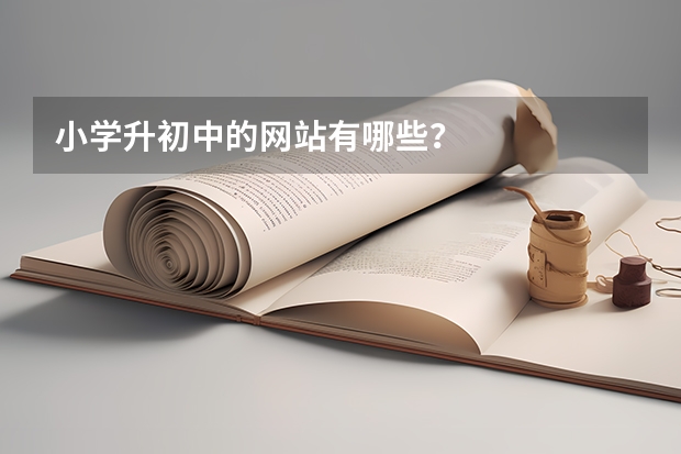 小学升初中的网站有哪些？
