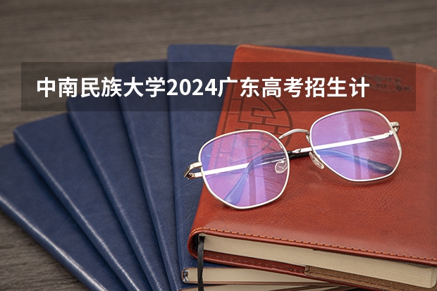 中南民族大学2024广东高考招生计划 招多少人
