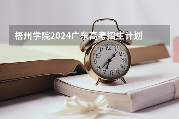 梧州学院2024广东高考招生计划 招多少人