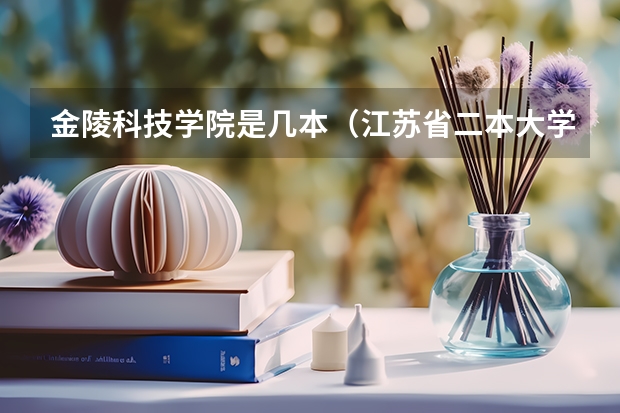 金陵科技学院是几本（江苏省二本大学排名及分数线）